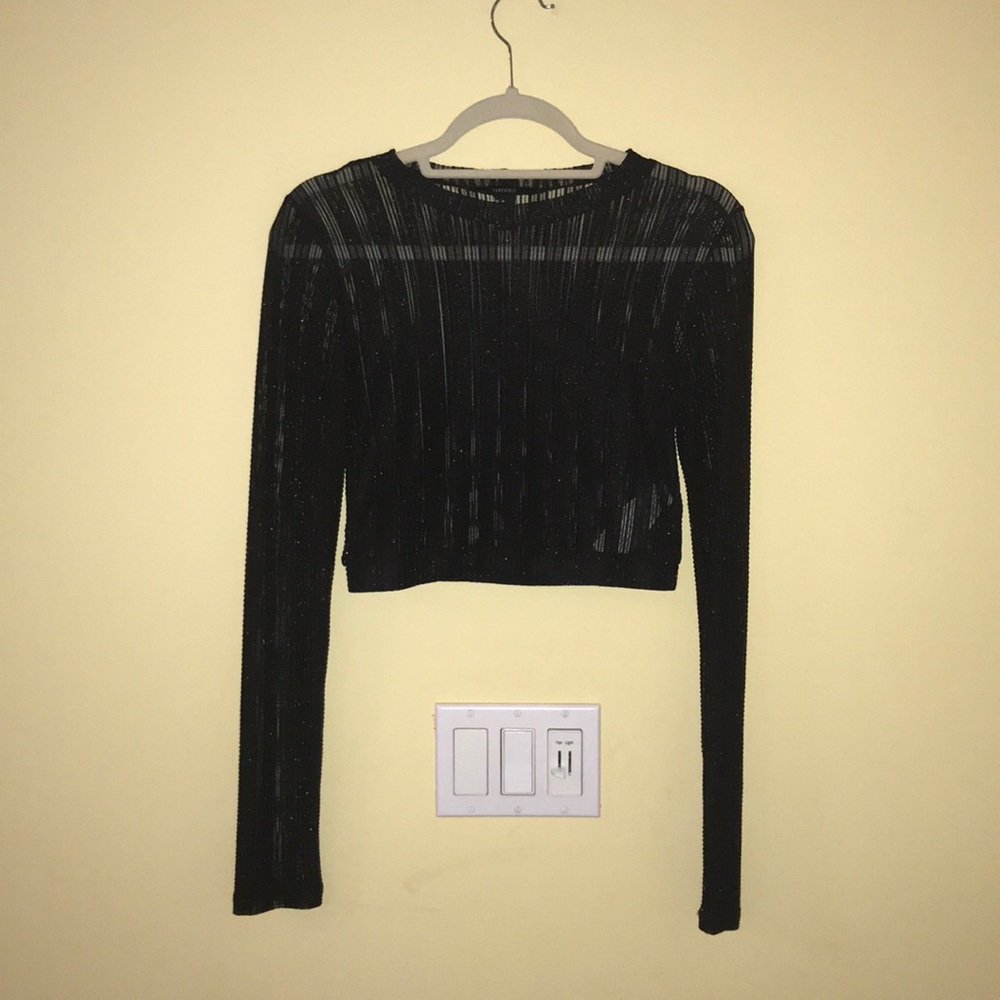 Sparkly crop top